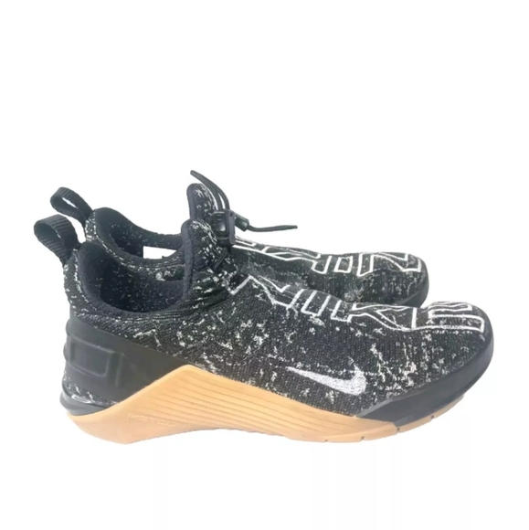 Nike React Metcon Men's Training Shoes BQ6044 011 Black White Brown Gum Size 6 - Picture 3 of 9